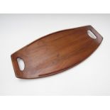 Jens Quistgaard teak tray. 51.5cm x 25.