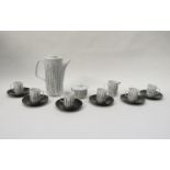 A Rosenthal porcelain coffee service by Tapio Wirkkala,