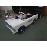 A 1960's Triang Motorway Patrol pedal car,