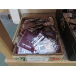 A box of "Phoenix" 1/12 scale dolls house miniatures including flatware,