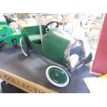 A 1930's style pedal car