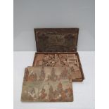 A late 19th Century pine cased German building set "Jubilaumsausgabe",