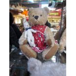 A Robin Rive limited edition bear "Rosie and her Rabbit" 55 of 200