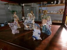 A mixed lot of porcelain figures