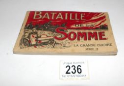 A set of 24 WW1 'Batialle De La Somme' postcards,