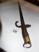 An old bayonet,