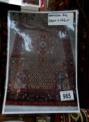 A Hamadan rug,