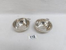 A pair of silver ash trays by The Goldsmiths and Silversmiths Company,