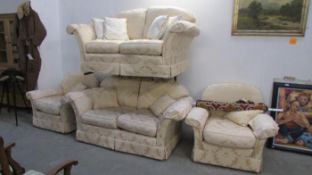 2 good quality 2 seat sofa's and 2 chairs