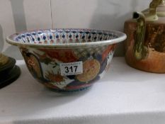 An early 19th century Chinese bowl with marking to base (repaired)