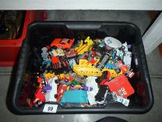 A quantity of cars including McDonalds cars etc.