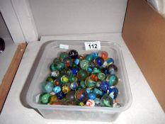 A box of old marbles