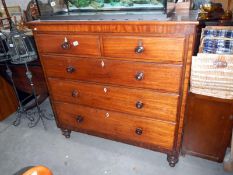 A 2 over 3 chest of drawers