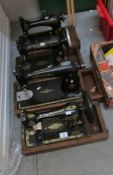 4 Singer sewing machines for spares or repair