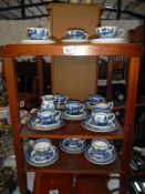 A Wedgwood 'Willow' tea set (40 pieces)