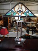 A beautiful large Tiffany style lamp