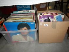 2 boxes of records including LP's,