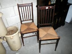 2 kitchen chairs