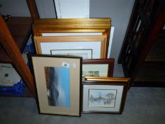 A set of 4 prints (3 framed),