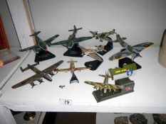 A quantity of model Airfix planes