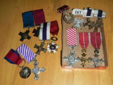 A quantity of replica medals