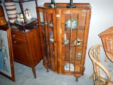 A vintage display cabinet