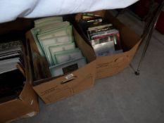 2 boxes of auction catalogues