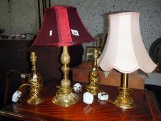 2 lamps & 2 lamp bases