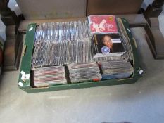 A large box of CD's