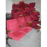 A large quantity of old cinema seats
