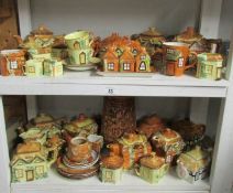 2 shelves of Price Kensington cottage ware