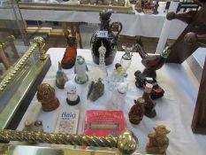 A mixed lot of Avon bottles and other items