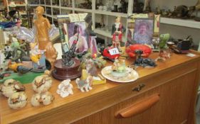 A mixed lot of ornaments including Beswick