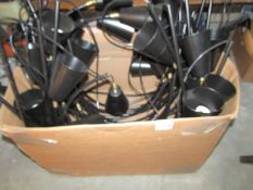 A quantity of 'Arc' light fittings