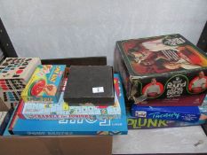 A quantity of old games including Kerplunk, Round the bend,