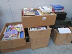 A large quantity of books