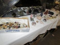 A mixed lot of minerals and stones