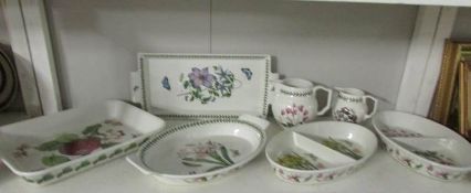 A quantity of Portmerion dishes