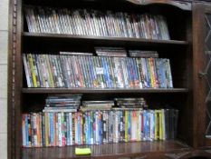 A large quantity of DVD's