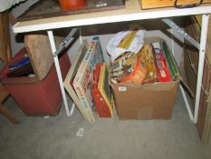 A large quantity of vintage games