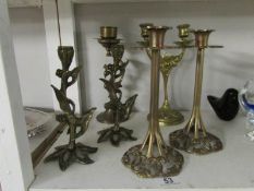 2 pairs of candlesticks and 2 others