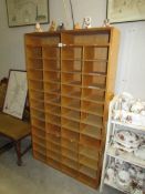 A workshop shelf unit