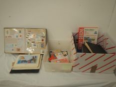 Stamps - A mixed lot of stamp related items including Stanley Gibbons catalogue, Machin Handbook,