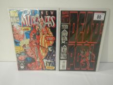 Marvel Comics - New Mutants 98 and Deadpool 1 - 1st appearances of Deadpool