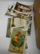 Postcards - 300 plus postcards and album large topographical postcards