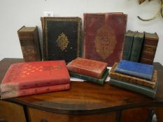 13 books including Funk & Wagnall's Dictionary, Holdens Directory, Paris Universal Exposition,