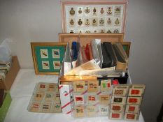 Postcards - A collection of cigarette silks including Kensitas, Spinet,
