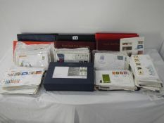 Stamps - 6 small albums and large quantity of first day covers