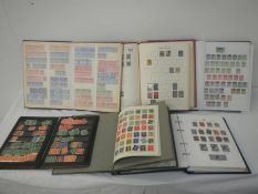 Stamps - 6 stamp albums / stock books of 19th & 20th century British stamps