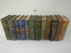 Collection of 13 G A Henty books